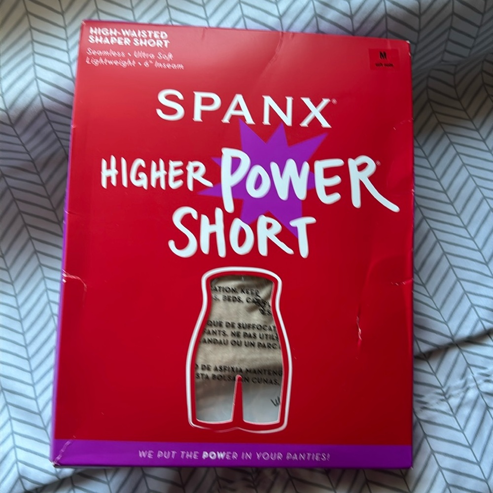 SPANX Higher Power Short in Soft Nude
